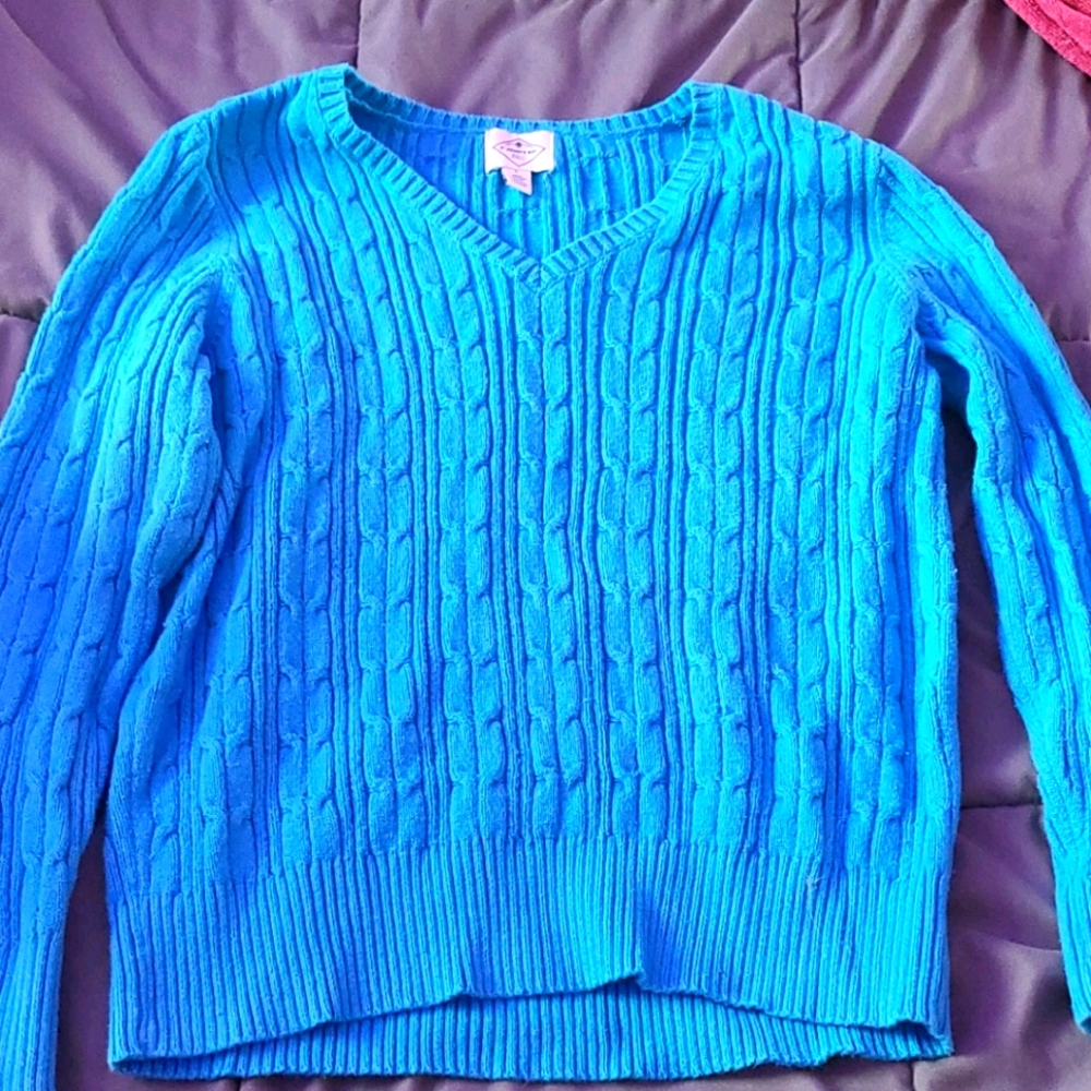 Blue sweater